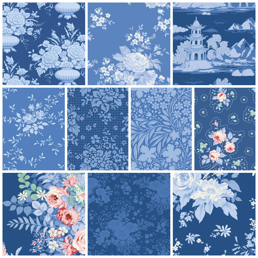Tilda Something Blue - Fabric Bundle
