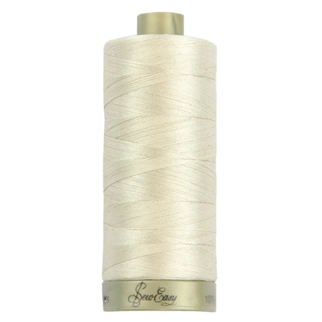 Sew Easy 50/2 Quilting Thread, 1097m (1200yd), 100% Premium Pima Cotton