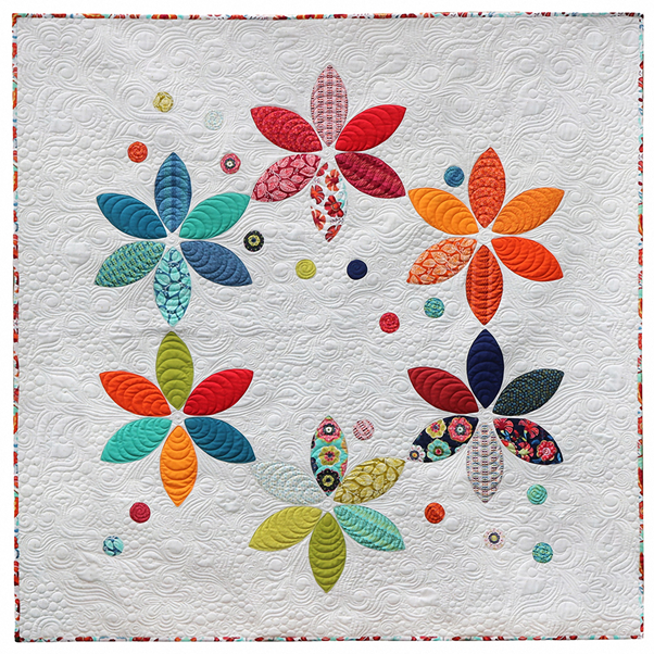 Ring of Flowers Paper Pattern plus Acrylic Templates