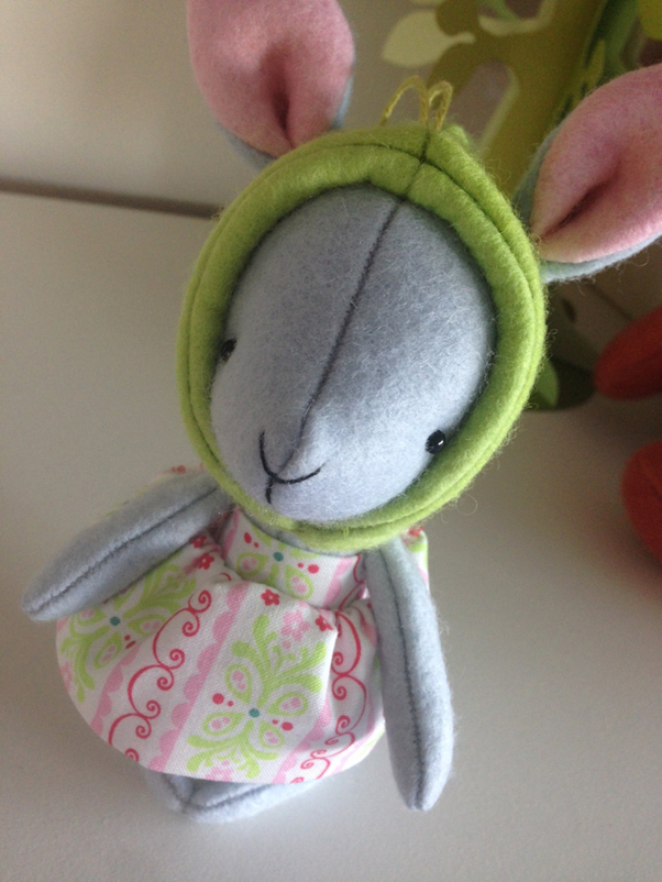 Rhubarb Wee Rabbits Pattern