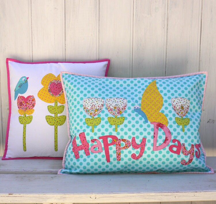 Happy Days Applique Cushion Patterns