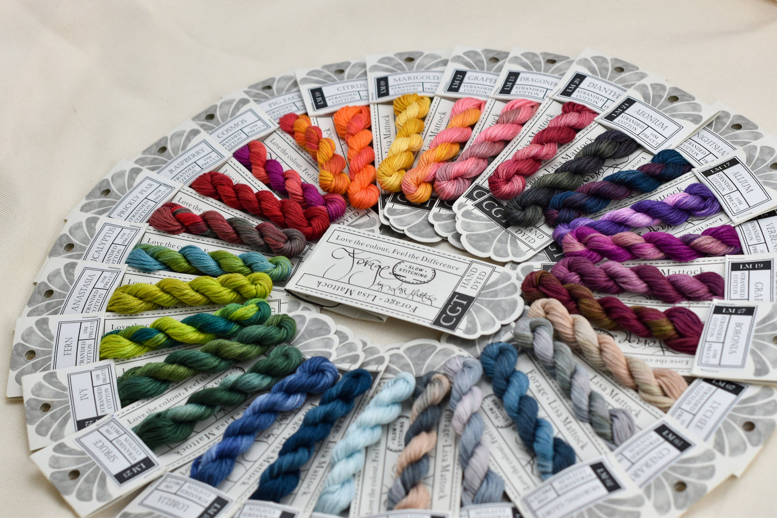 CGT Premier Edit Collections - Sets contains 28 Skeins of 6 Stranded Cotton