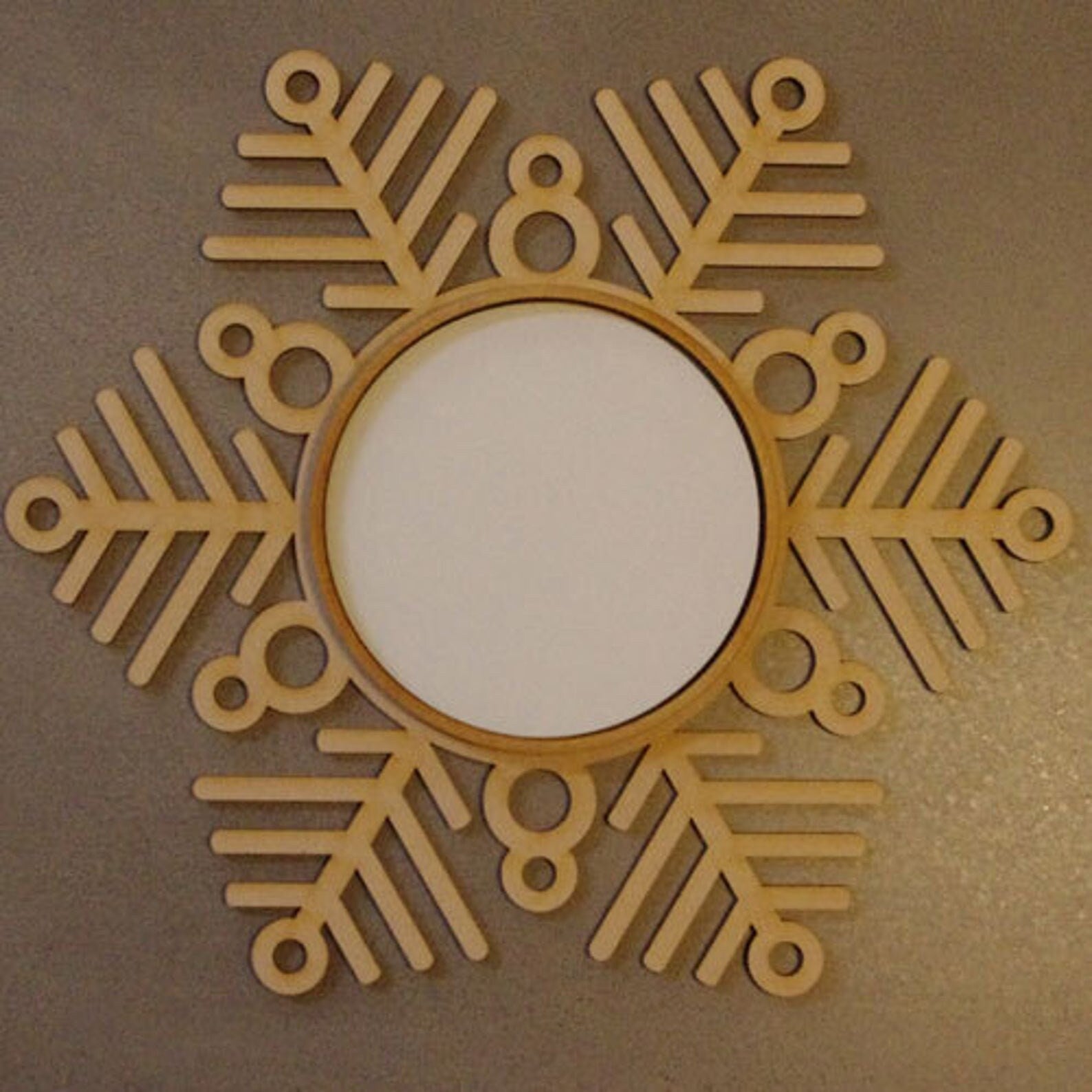 Christmas Snowflake Stitcheries and Frame