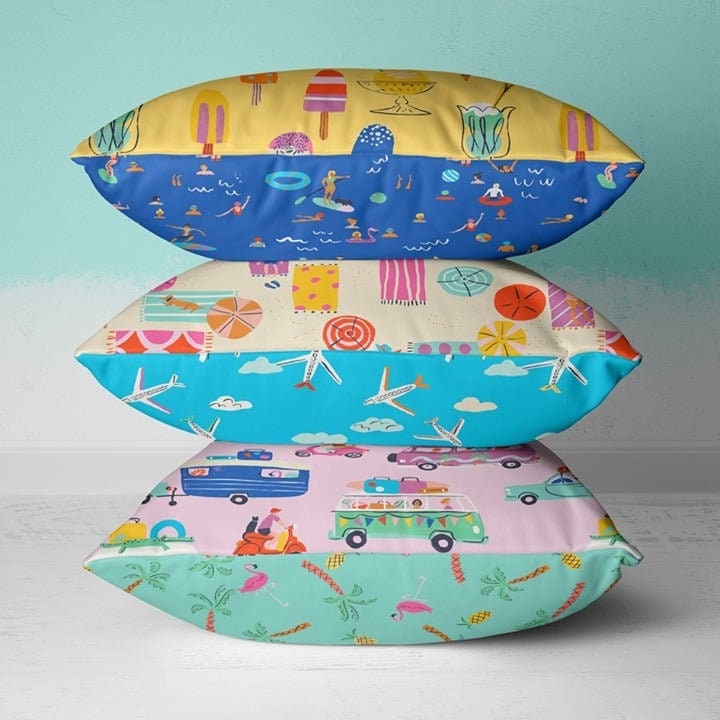 Lazy Days Fabric Pack - 6 x 50 cm (3 m in total)