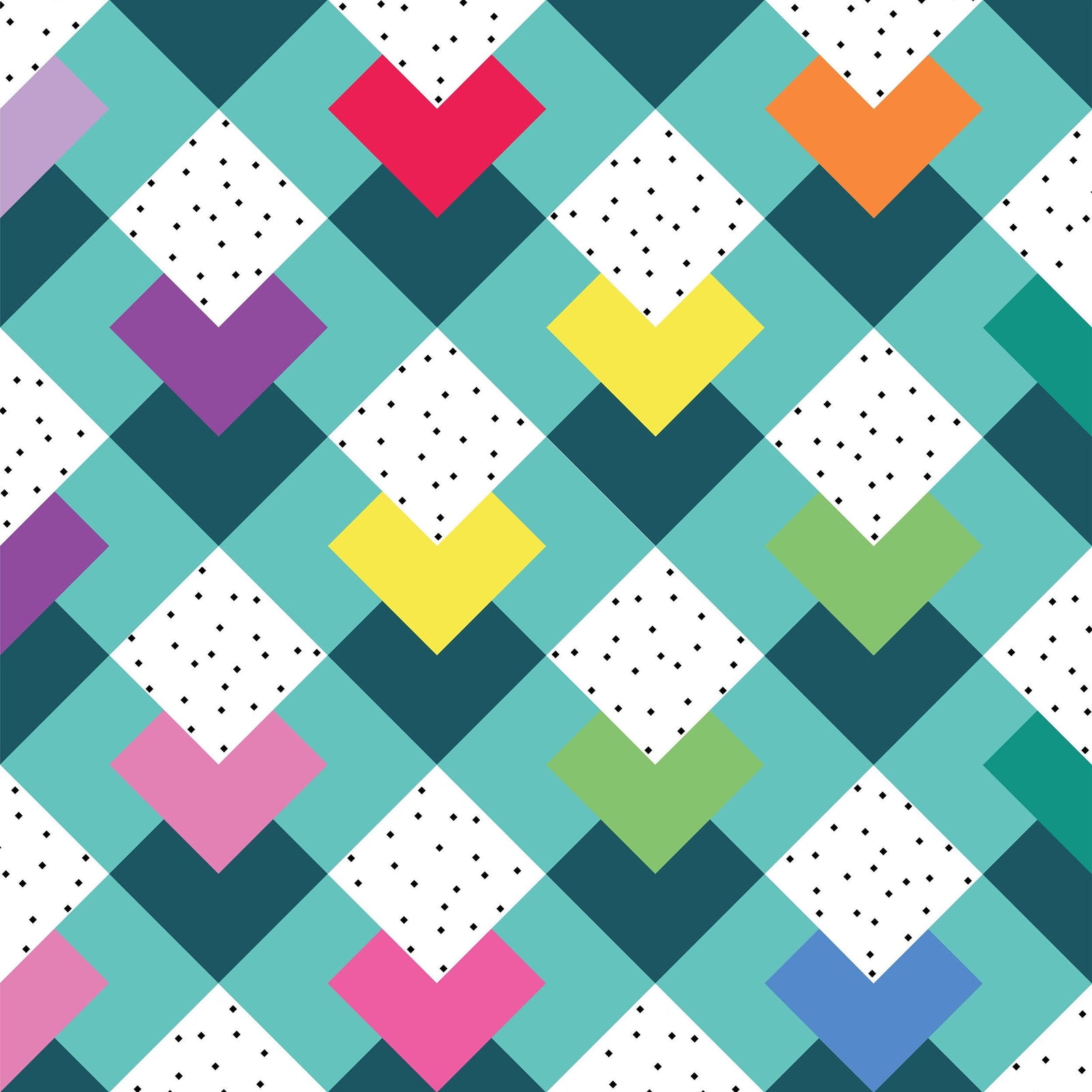 Baby on Trend Storybook Vol.2 Quilt Kit Rainbow Colourway