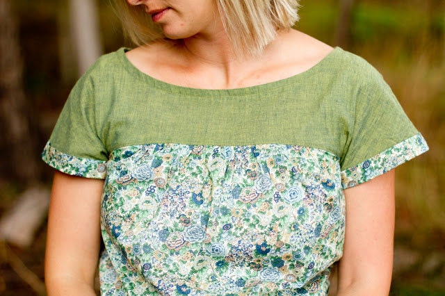 The Waterfall Blouse, Women's Summer Top Pattern