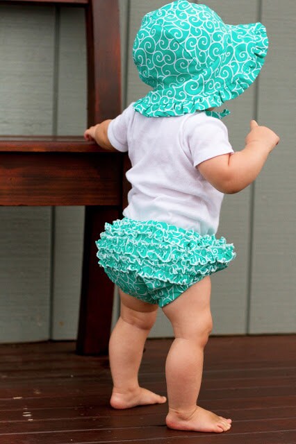 Summer Carnival Baby Hat and Bloomers Pattern