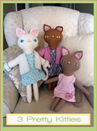 3 Pretty Kitties Pattern