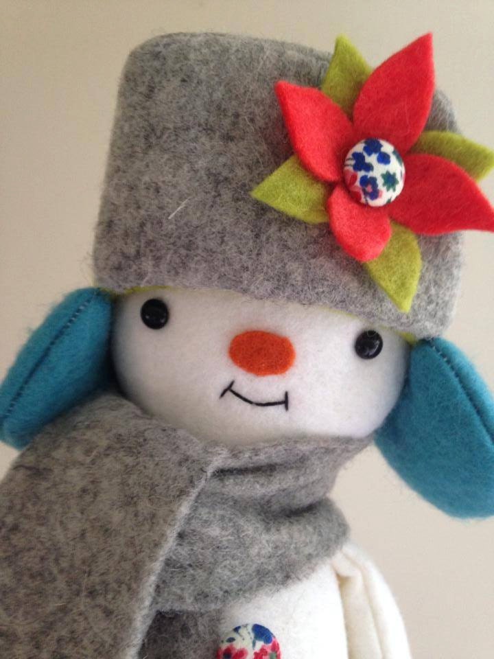 Yuri and Sasha, Snowman and Husky Pattern