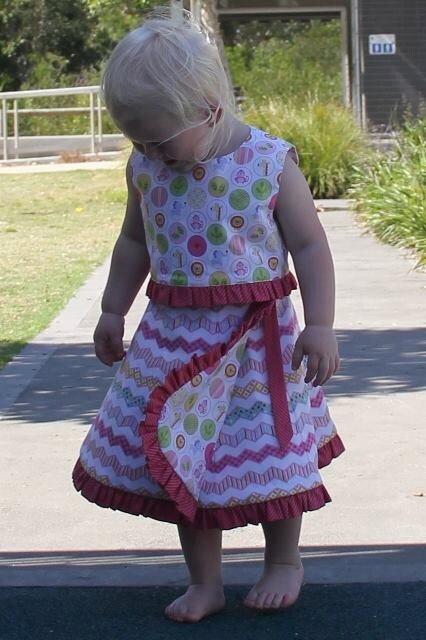 Peaches - Reversible Wrap Skirt and Top Pattern