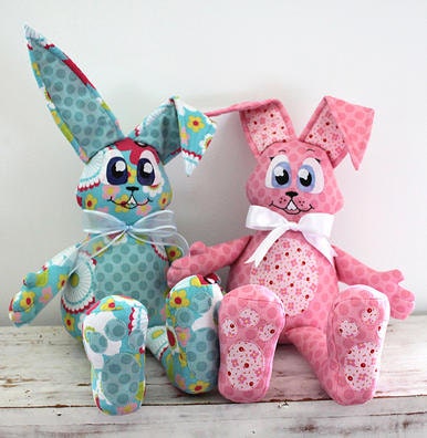 Rupet And Piper Rabbit Buddies pattern