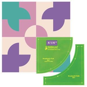 4 1/4" Drunkards Path Template