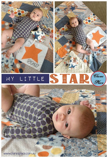 My Little Star Baby Quilt Creative Card