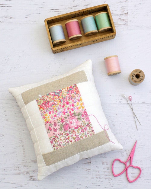 Cotton Reel Pincushion Creative Card