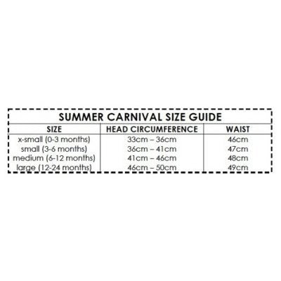 Summer Carnival Baby Hat and Bloomers Pattern