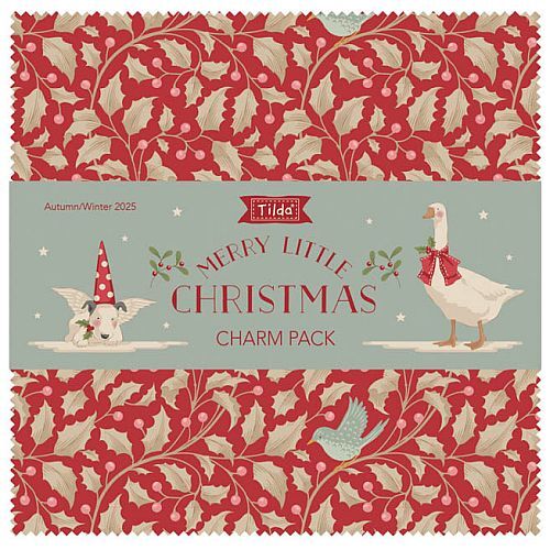 Tilda Merry Little Christmas Charm Pack 5" squares 40 pieces