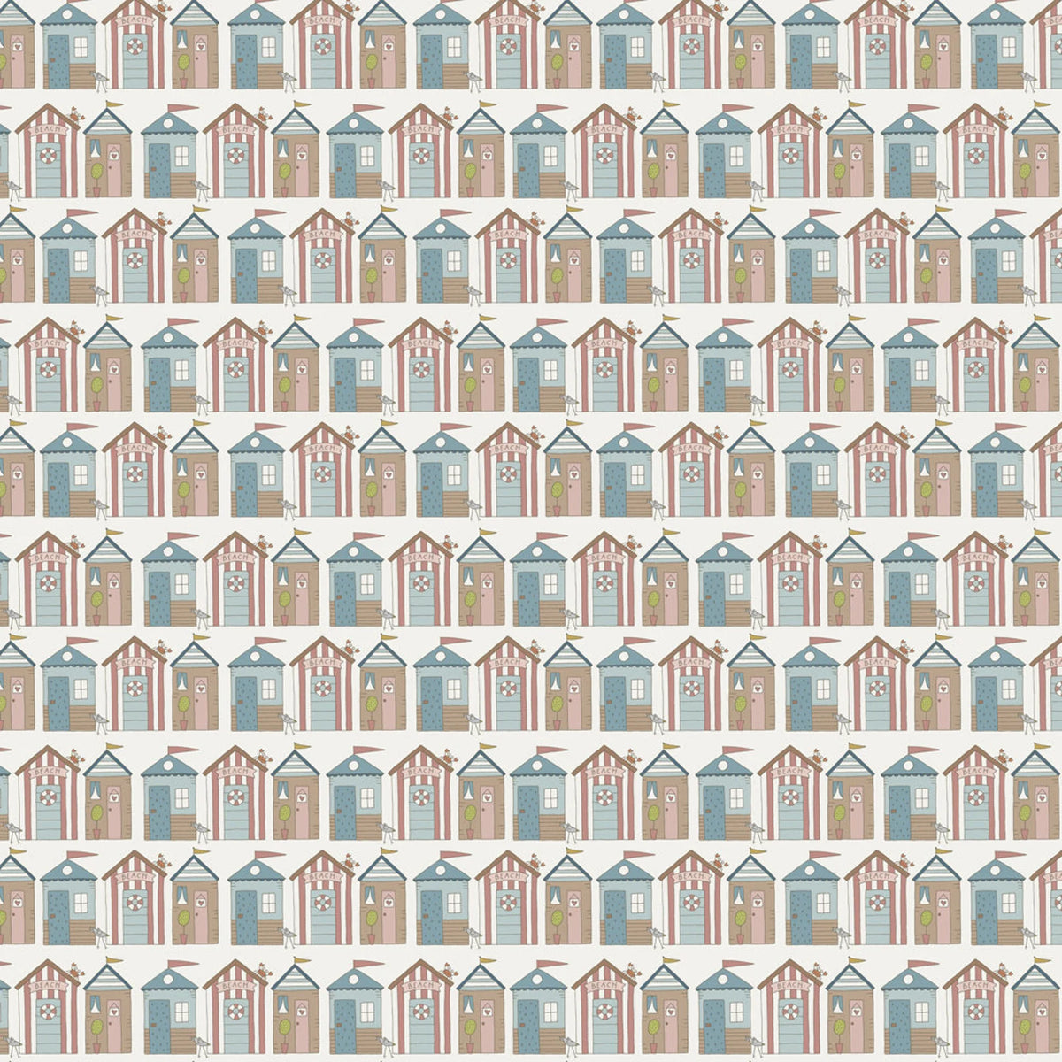 Beach Huts DV6102- Sunkissed Sojourn - by Natalie Bird for Devonstone Collection