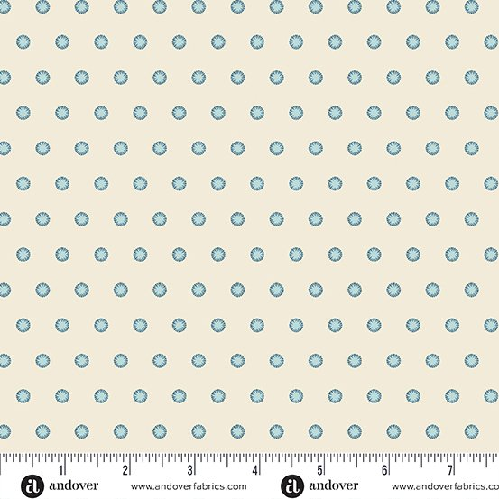 Beach House – Sand Dollar – Linen A1176L by Edyta Sitar of Laundry Basket Quilts  Fat Quarter (.25m)