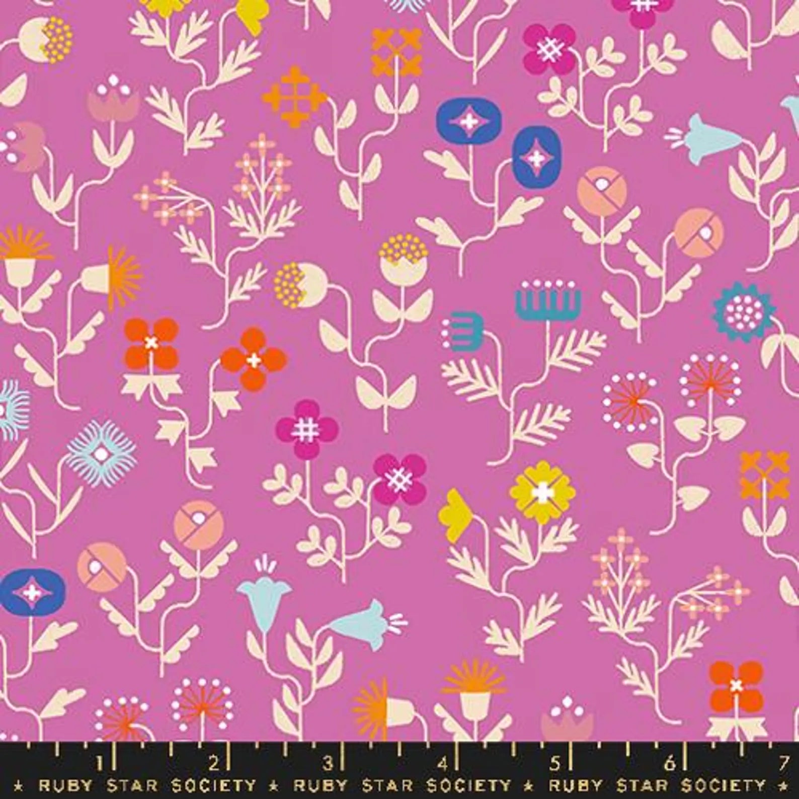 Forget Me Not Florals - Salutations - Rashida Coleman - Hale for Ruby Star Society - Fat Quarter (0.25m)