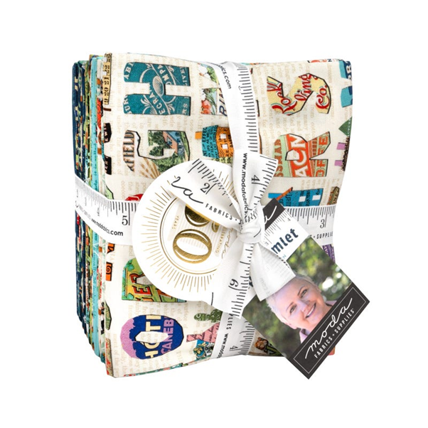 Paper Hamlet Fat Quarter Bundle by Cathe Holden for Moda fabrics