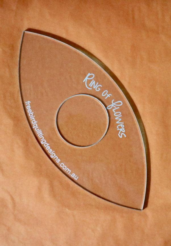 Ring of Flowers Paper Pattern plus Acrylic Templates