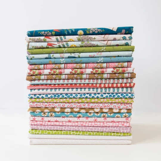 Out &amp; About Fat Quarter Bundle - 23 pieces - by Natalie Bird for Devonstone Collection