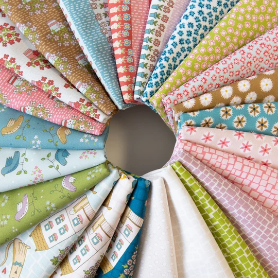 Out & About Fat Quarter Bundle - 23 pieces - by Natalie Bird for Devonstone Collection