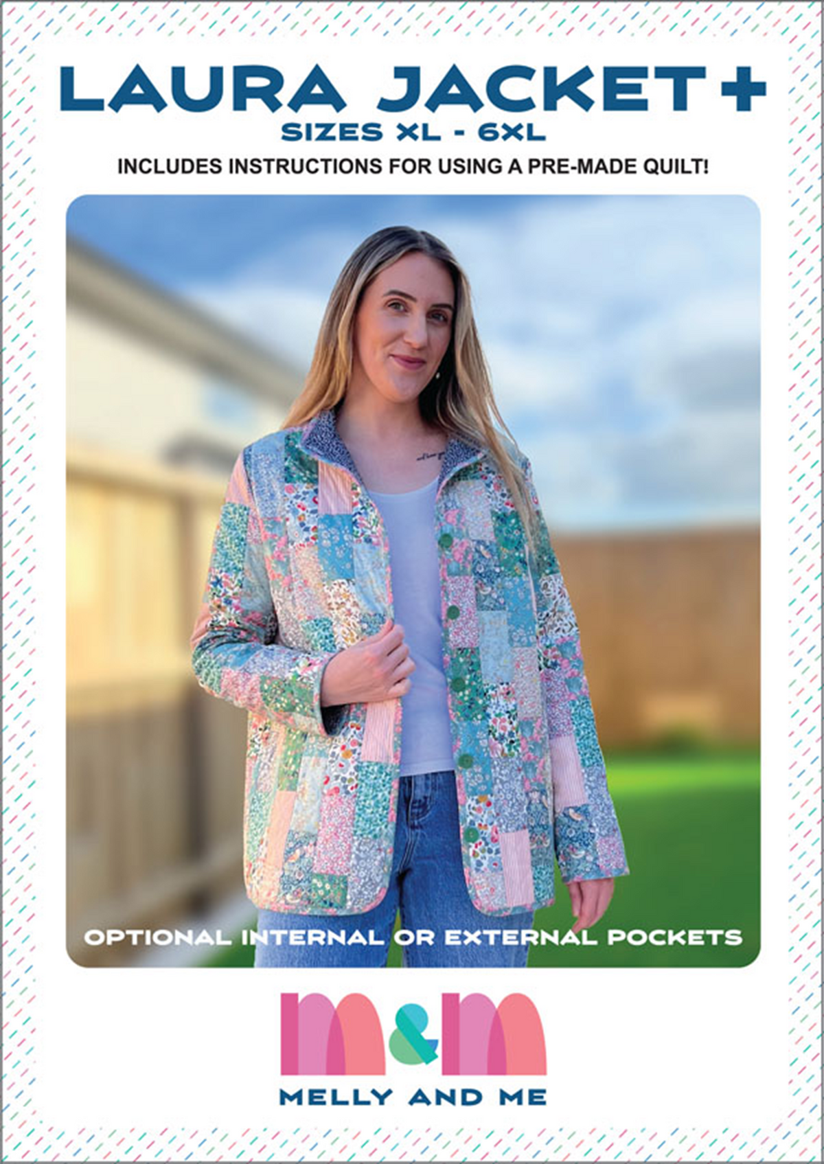 Laura Jacket Pattern XL to 6XL