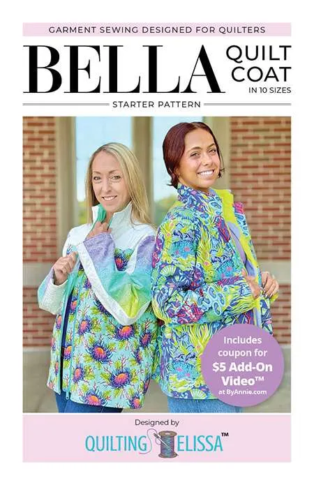 Quilting Elissa Bella Quilt Coat Sewing Pattern