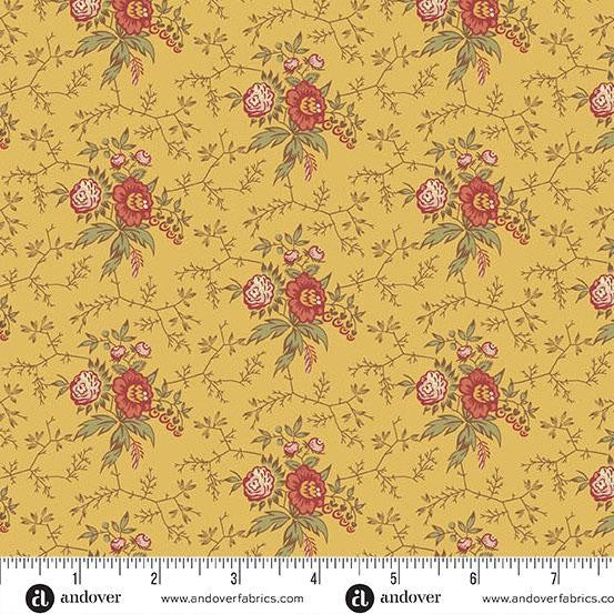 Farmers Daughter A-10090-Y by Edyta Sitar of Laundry Basket Quilts Fat Quarter (.25m)