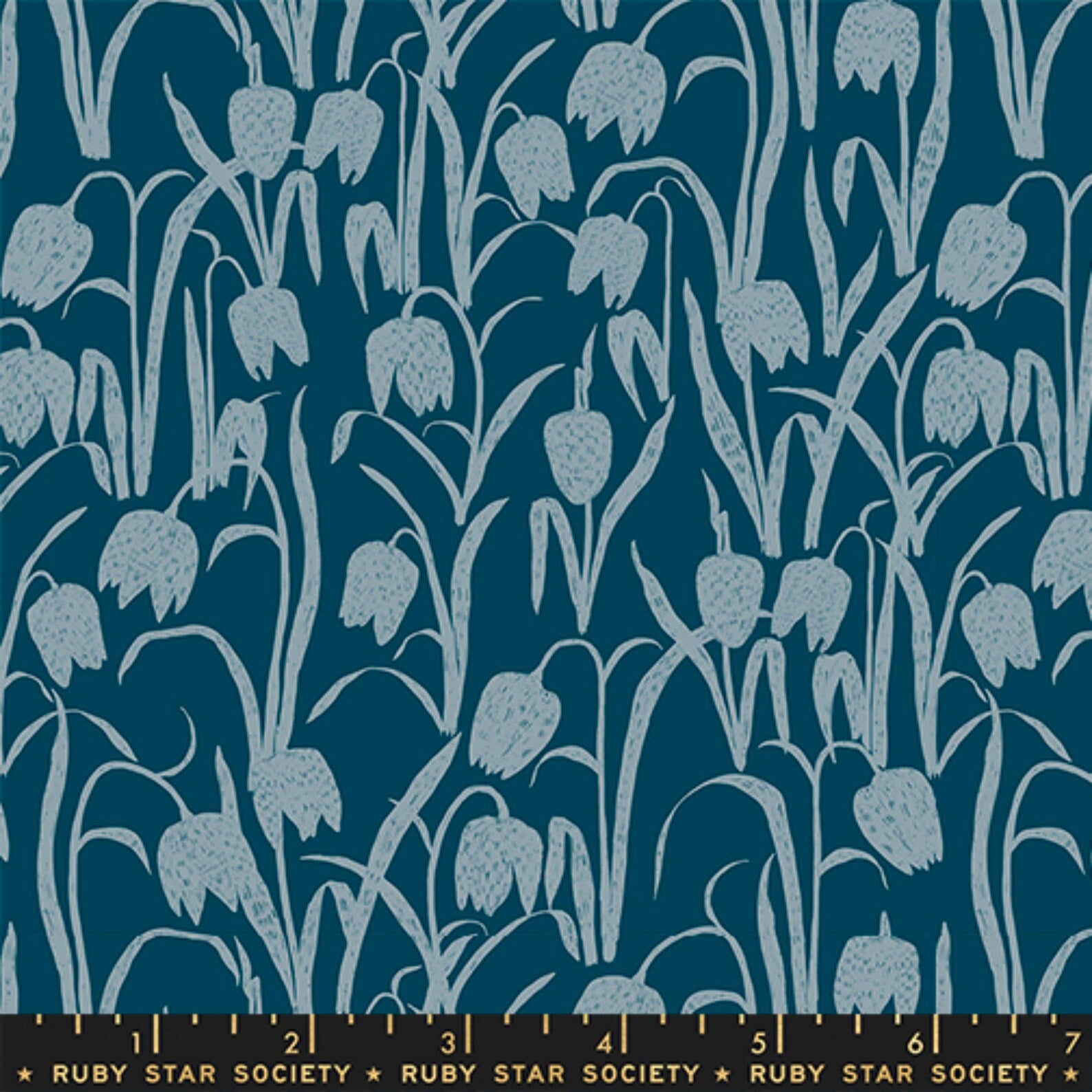 Fritillaria Watercress- Reimagined Landscapes - Jen Hewett for Ruby Star Society - Fat Quarter (0.25m)