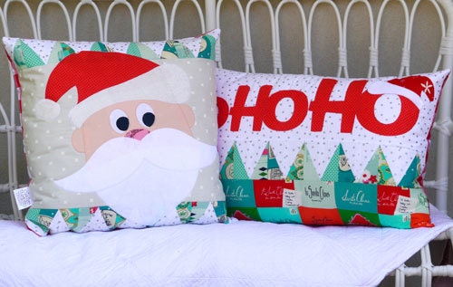 Ho Ho Ho Applique Cushion Pattern