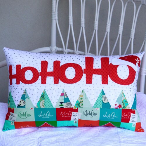 Ho Ho Ho Applique Cushion Pattern