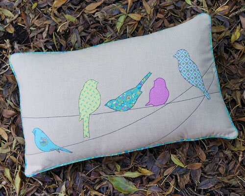 Bird on a Wire Cushion Pattern