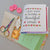 Needle Book Pattern and Pre Printed Linen - backed with stabilizer