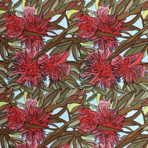 Aboriginal Indigenous Flowering Gum in Red Clay - 1 m