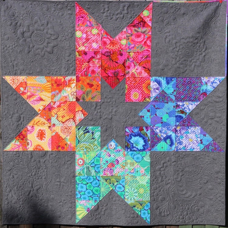 In 2 Stars Quilt Pattern