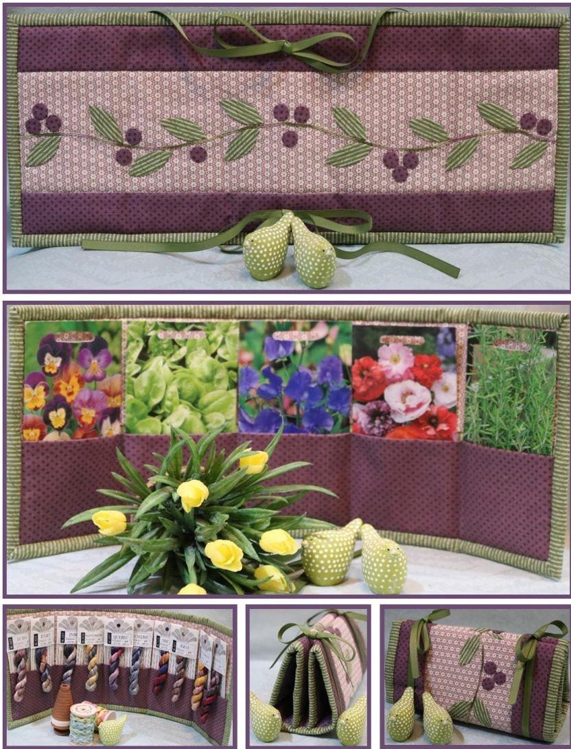 Huckleberry Vine Seed Packet or Thread Holder Pattern