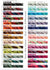 CGT Premier Edit Collections - Sets contains 28 Skeins of 6 Stranded Cotton