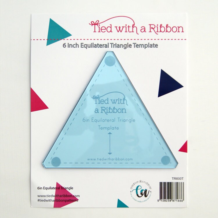 6" Equilateral Triangle Template