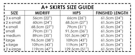 Classic A-line Skirt Pattern