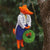Teasel Hanging Felt Fox Christmas Ornament Pattern