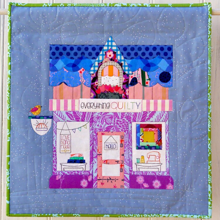 Martha's Quilt Shop Pattern - Includes Digitally Printed Linen
