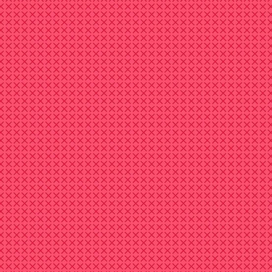Cross Stitch By Alison Glass - Scarlet - Fat Quarter (0.25m)