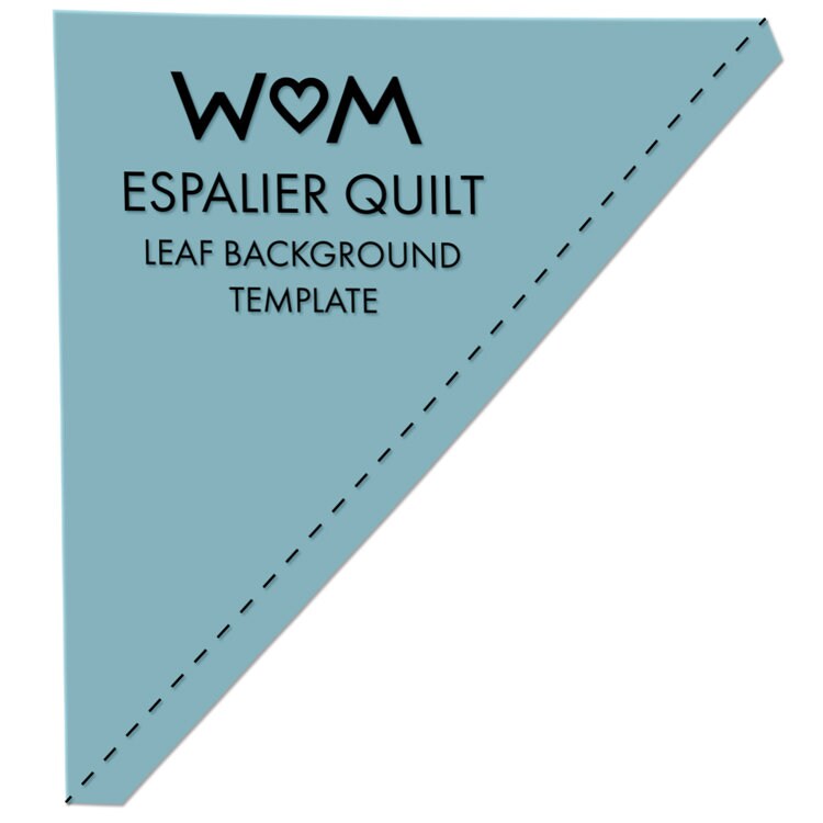 Espalier  Quilt Pattern - Includes Acrylic Template