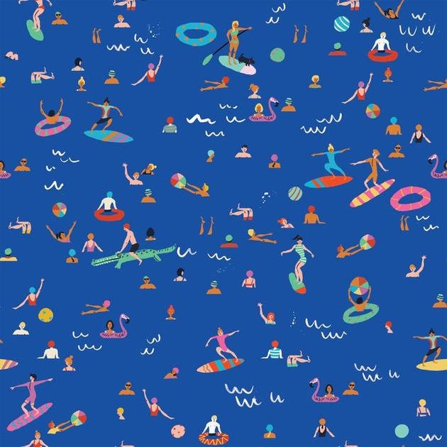 Lazy Days Fabric Pack - 6 x 50 cm (3 m in total)