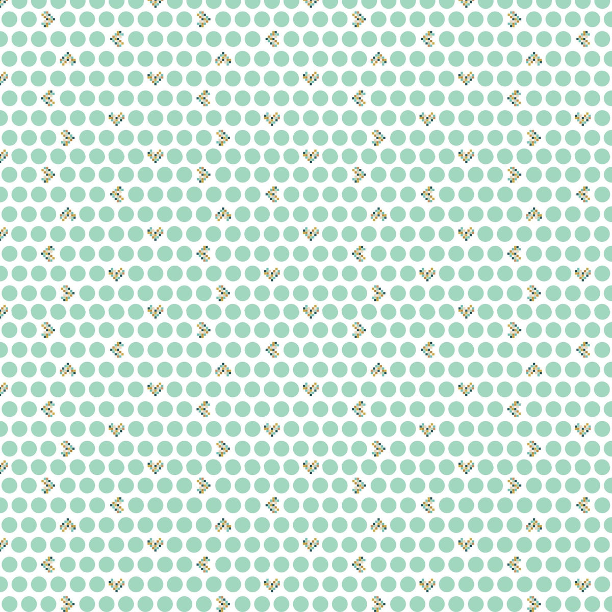 Baby on Trend Storybook Vol.2 Sea Glass Spot - Fat Quarter (.25m)