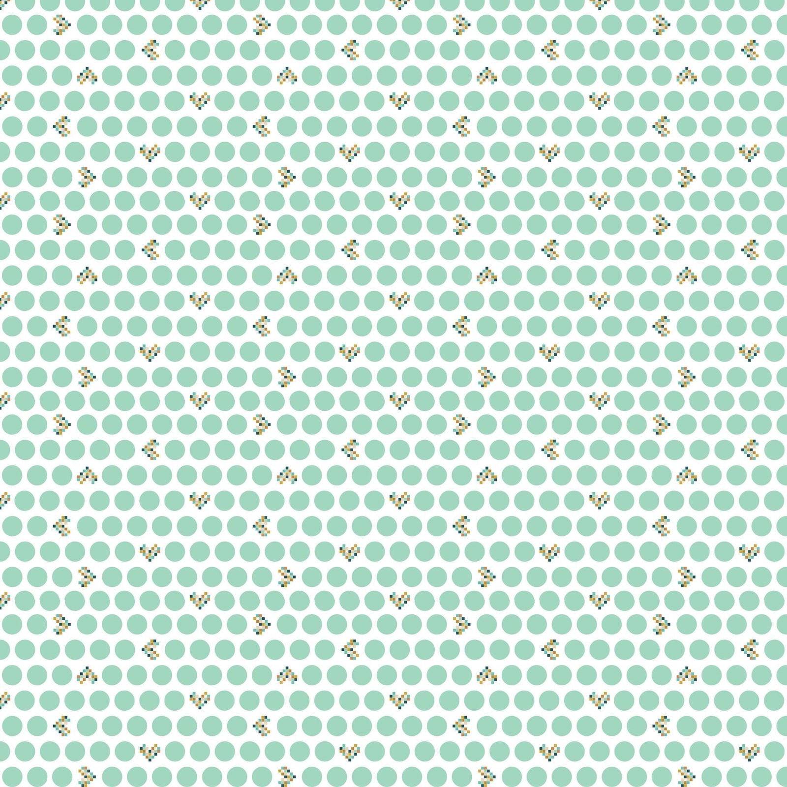 Baby on Trend Storybook Vol.2 Sea Glass Spot - Fat Quarter (.25m)