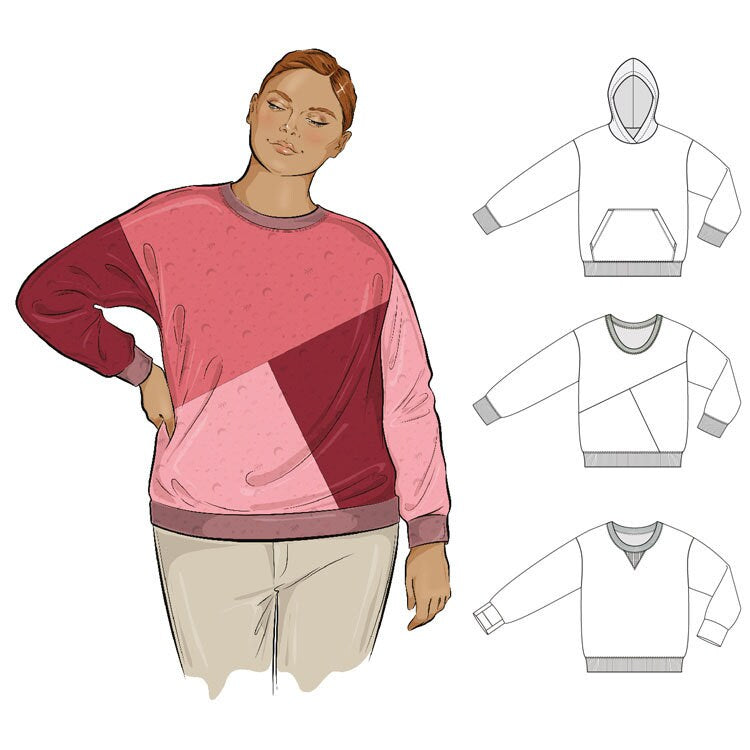 Ladies Drop Sleeve Sweater Pattern