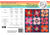 Modern Blossom Quilt Pattern or Pattern and Template Set